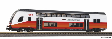 PIKO 58819 - H0 - Doppelstock-Steuerwagen, ÖBB, Ep. VI